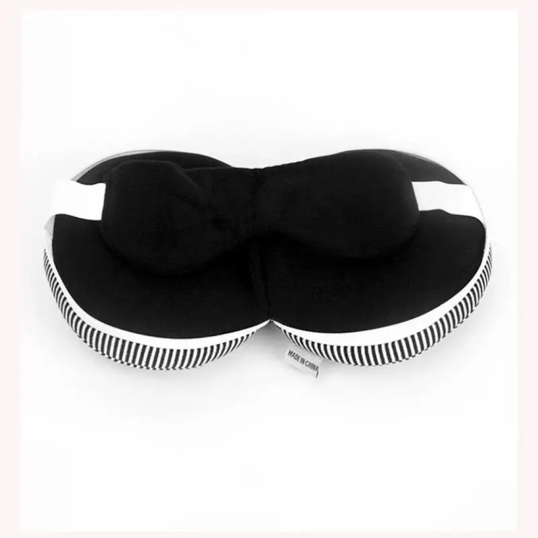 Портативная подушка Travel Duo 2 в 1 Neck & Eye Set, черный