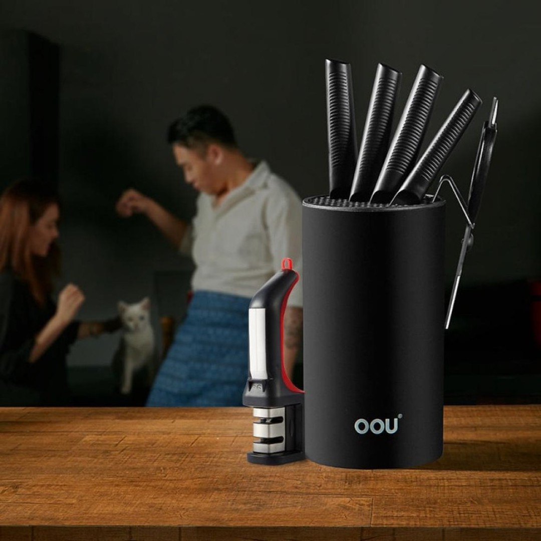 Набор кухонных ножей Xiaomi OOU Black Shark Kitchen Set (7 предметов) (YUG8GYU)
