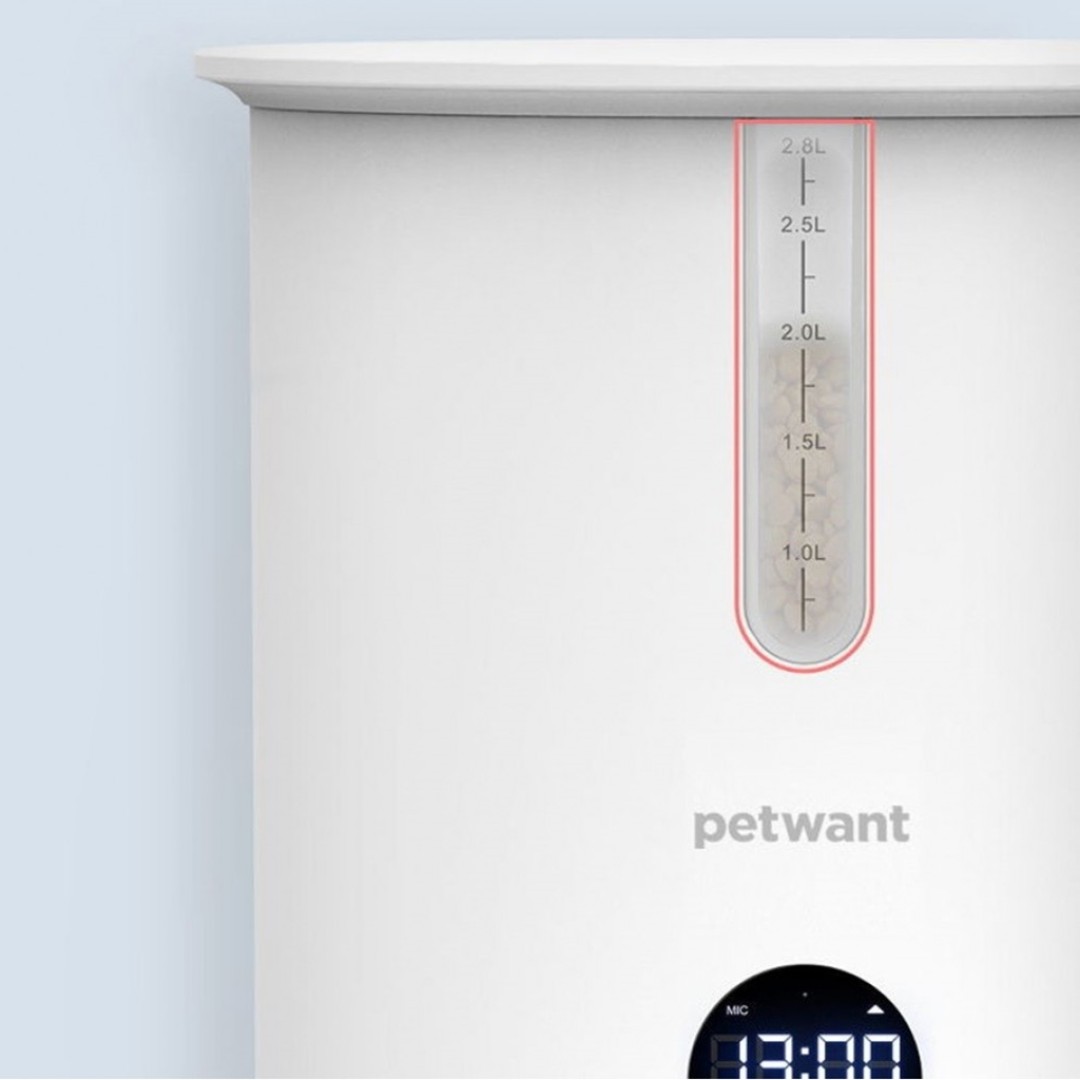 Автоматическая кормушка для животных Xiaomi Petwant F3 LED Automatic Pet Feeder