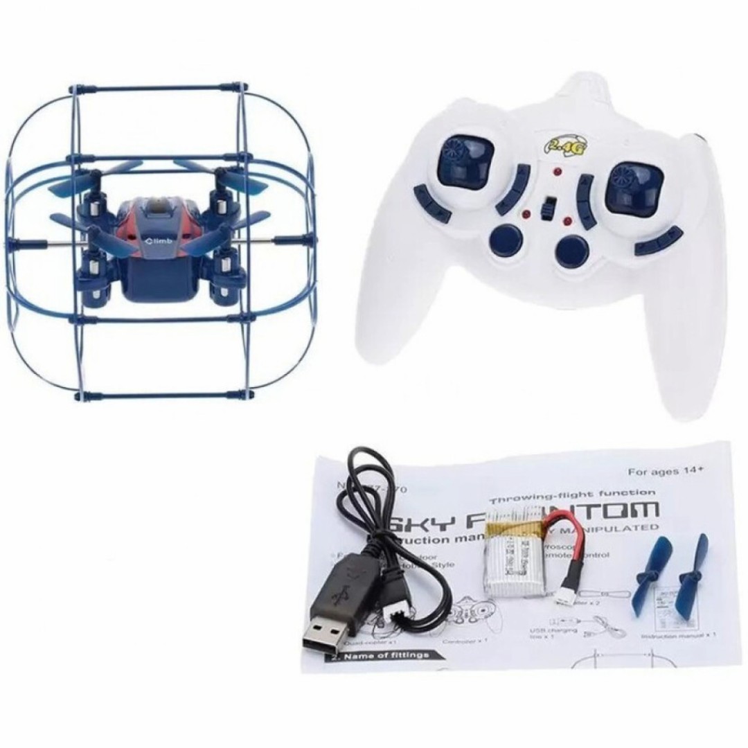 Радиоуправляемый квадрокоптер Happy Cow в защитной сетке 2.4G RTF (777-370)