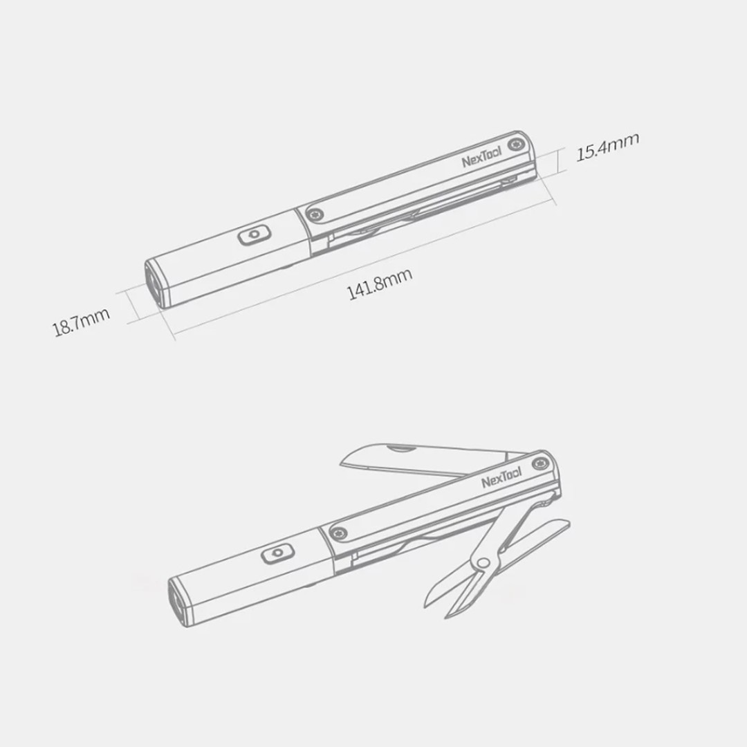 Многофункциональный мультитул 3 в 1 Xiaomi Nextool N1