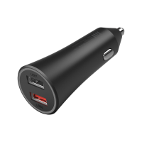 Автомобильное зарядное устройство Xiaomi Mi 37W Dual-Port Car Charger Black (CC06ZM)