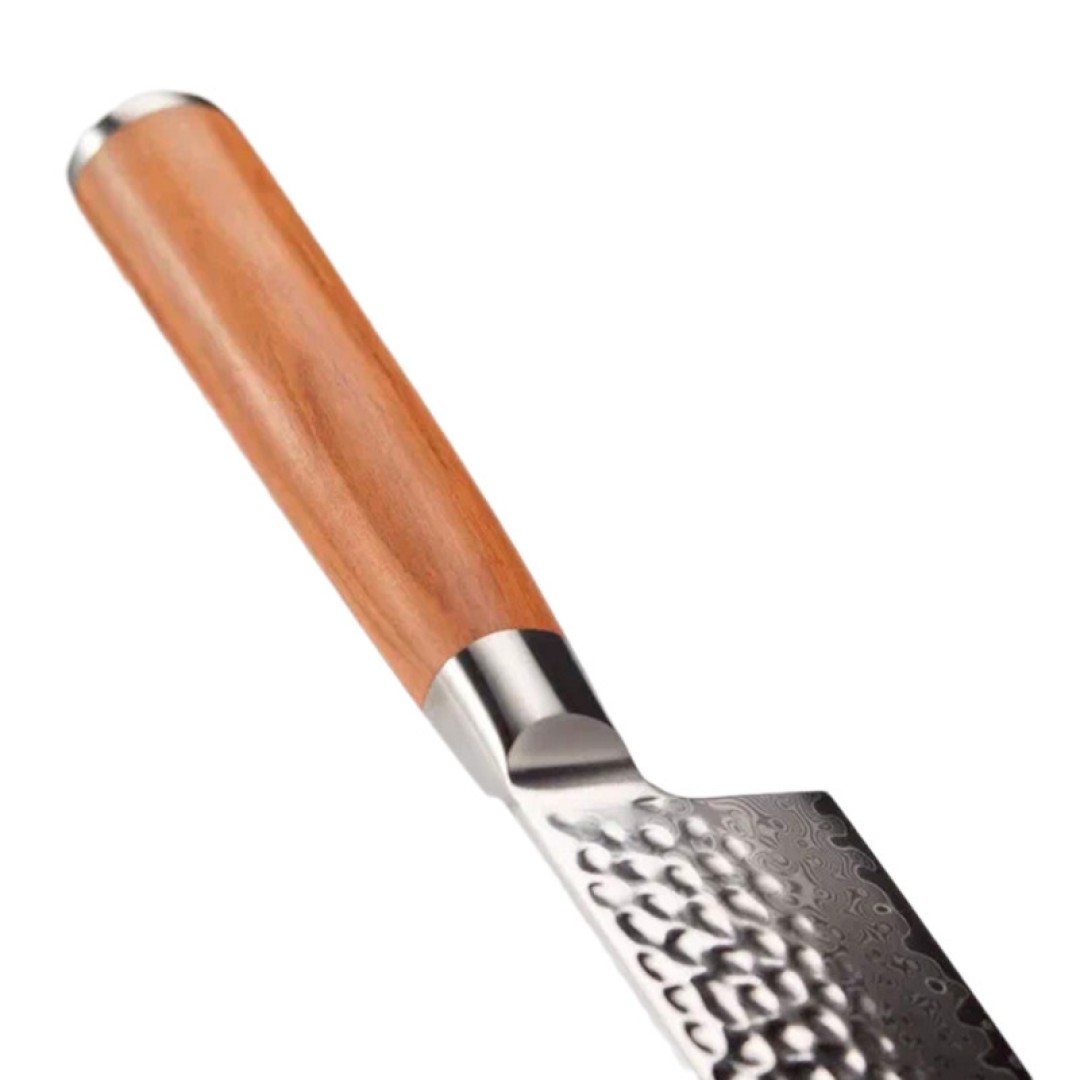 Набор ножей из дамасской стали Huo Hou Set of 5 Damascus Knife Sets (4 ножа с подставкой) (HU0073)