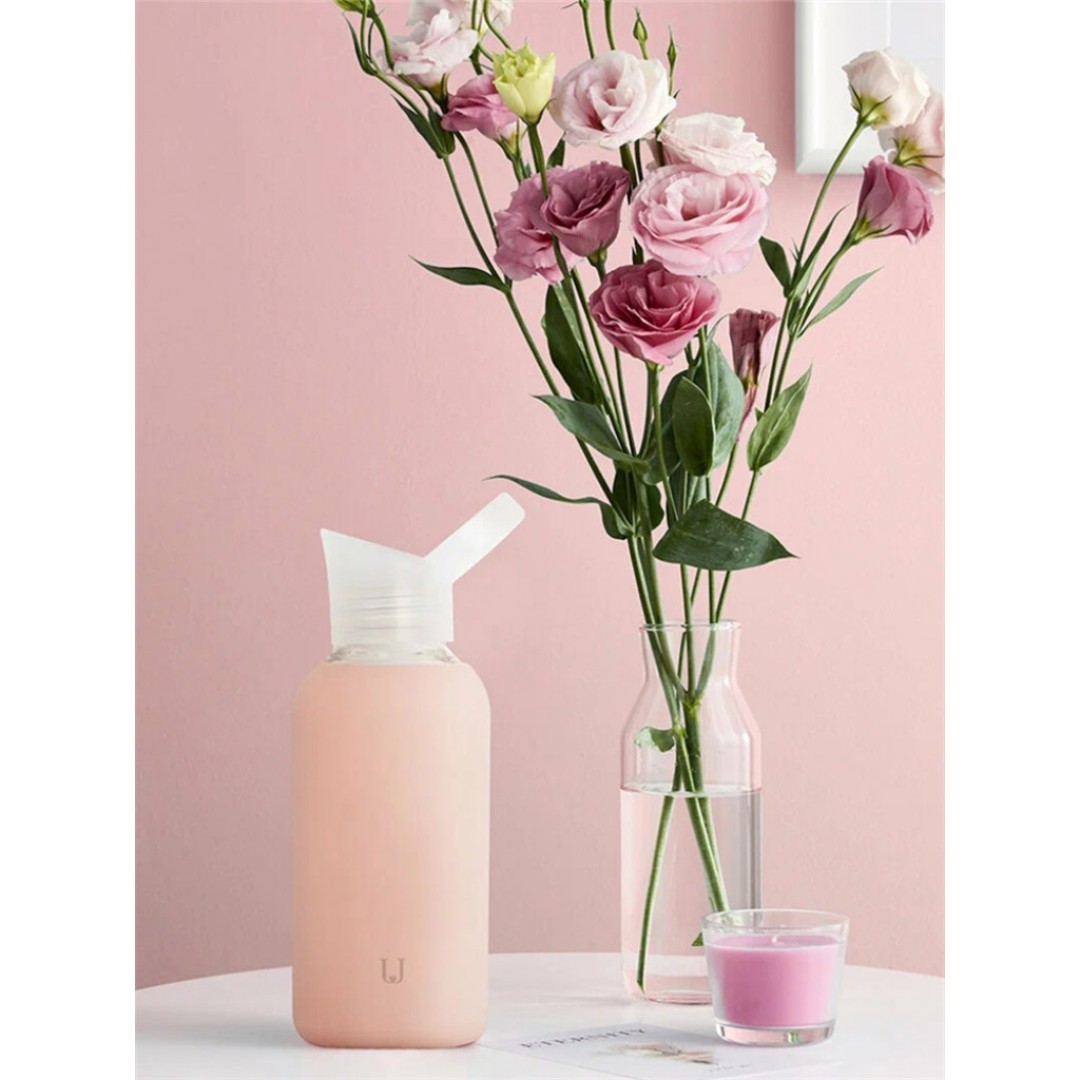 Бутылка Xiaomi Jordan Judy Water Glass Bottle Pink (P001)