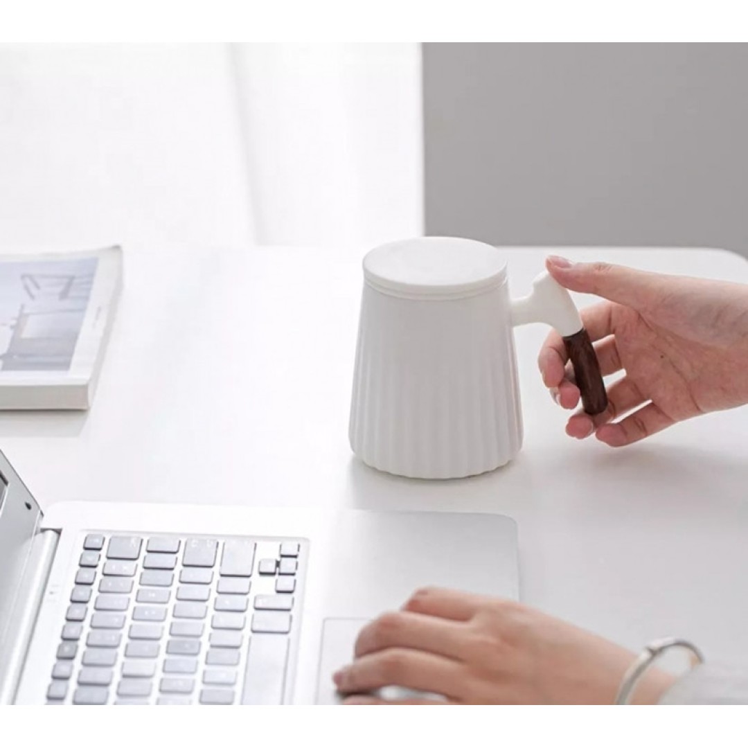 Фарфоровая чашка с керамическим фильтром Xiaomi Zesee Selected Ceramic Tea Cup