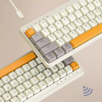 Беспроводная механическая клавиатура Xiaomi MIIIW ART Mechanical Keyboard Tri-mode 68 Keys Autumn Sun (MWBK01)