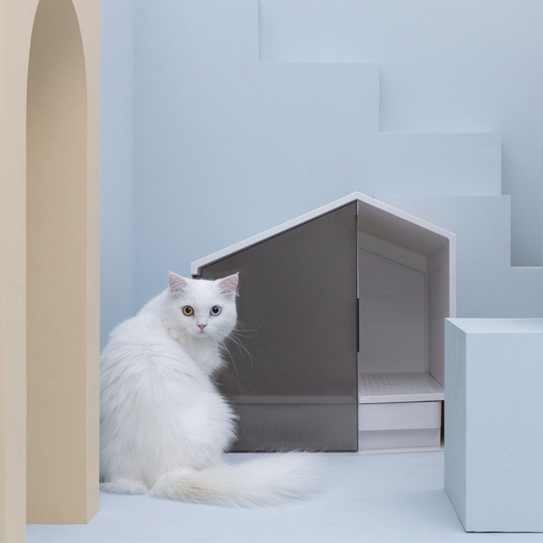 Домик-лоток для кошек Xiaomi Furrytail Glowhouse Car Litter Box