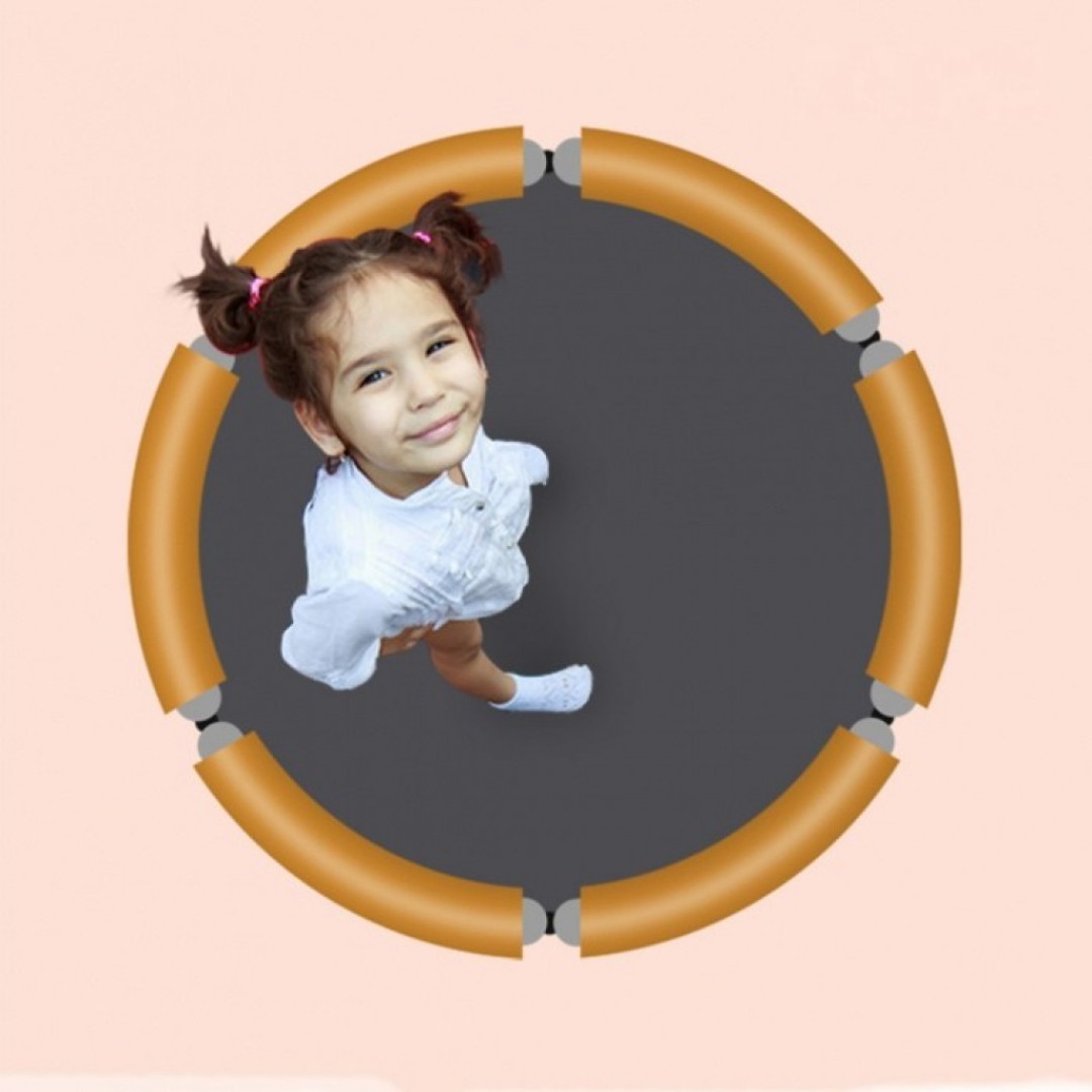 Детский батут с сеткой Xiaomi TrampolinePro Children Seine Fitness Trampoline (TC480)