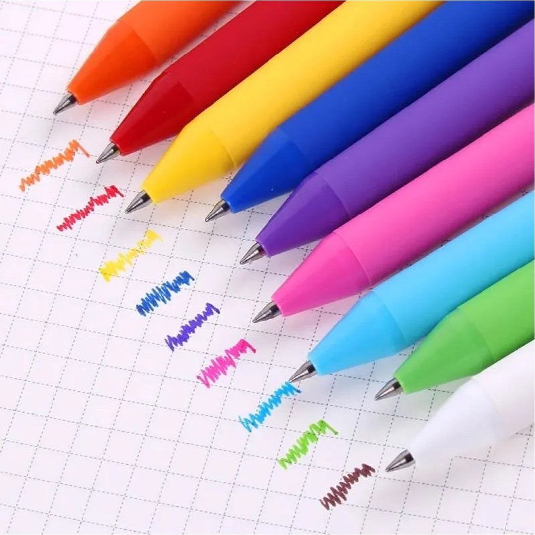 Набор гелевых ручек Xiaomi KACO Pure Plastic Gel Ink Pen 10 шт цветные (K1015)