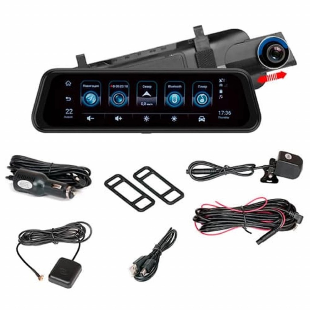 Видеорегистратор в зеркале Rexing D3 CN