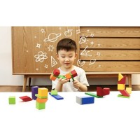 Магнитный деревянный конструктор Xiaomi Mitu Child Magnetic Building Blocks Multicolor (MTJM01MT)