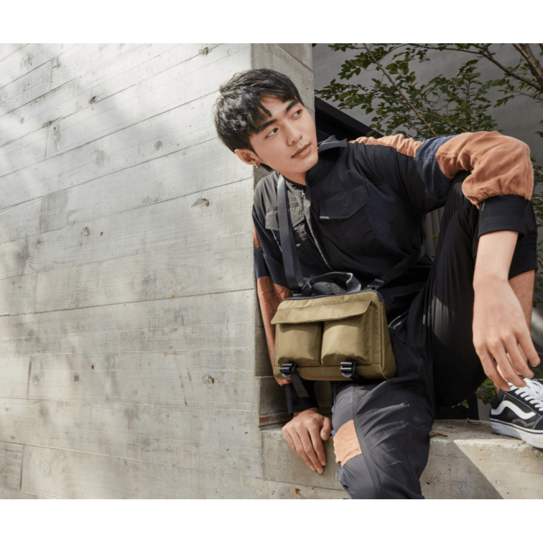 Сумка Xiaomi 90 Points Ninetygo Ultralight Embossed Crossbody (90BXPXX2022W-GREEN)