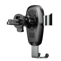 Беспроводная зарядка-автодержатель Baseus Metal Wireless Charger Gravity Car Mount (WXYL-B0A)