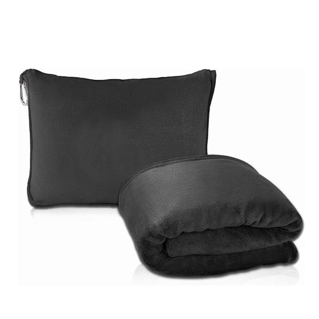 Дорожное одеяло - подушка, портативное, 2-в-1, Comfort,  цвет розовый