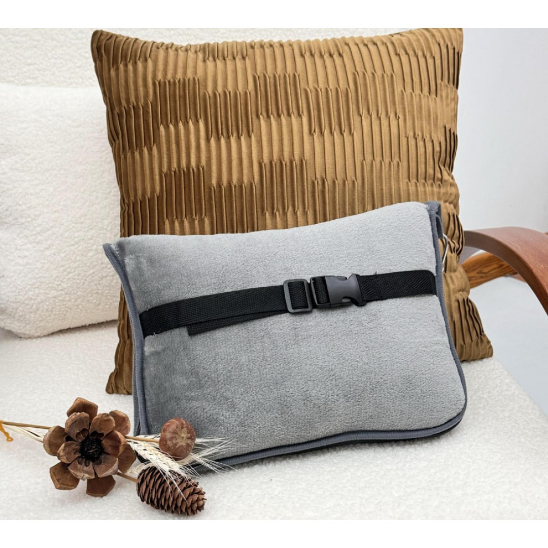 Дорожное одеяло - подушка, портативное, 2-в-1, Comfort,  цвет розовый