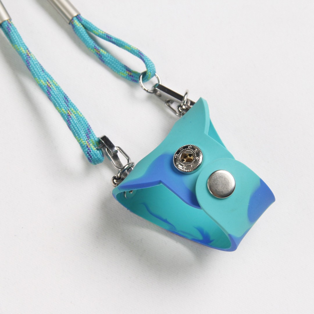 Держатель для очков на шнурке, универсальный, голубой