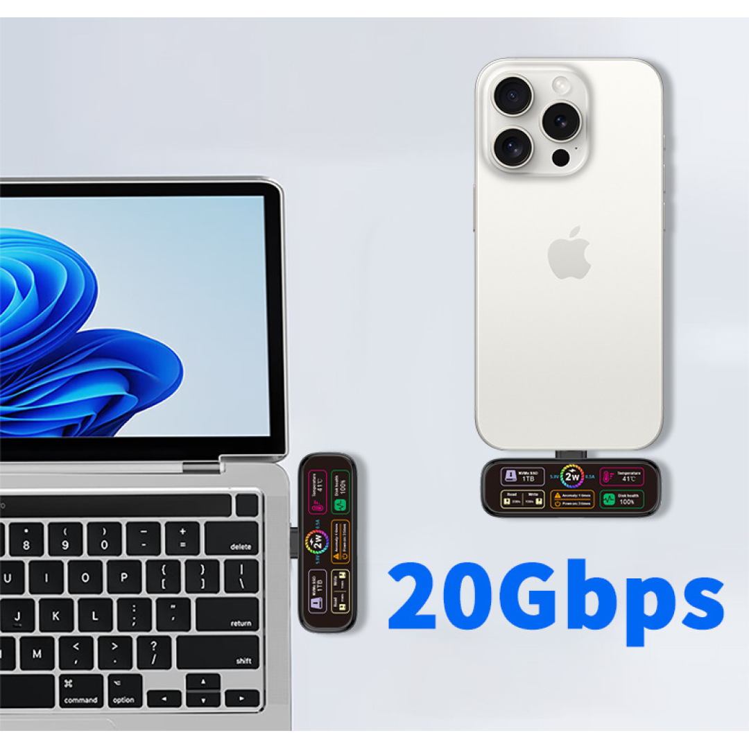 Мобильный твердотельный USB‑накопитель (SSD) модель Р218, 1 Тб