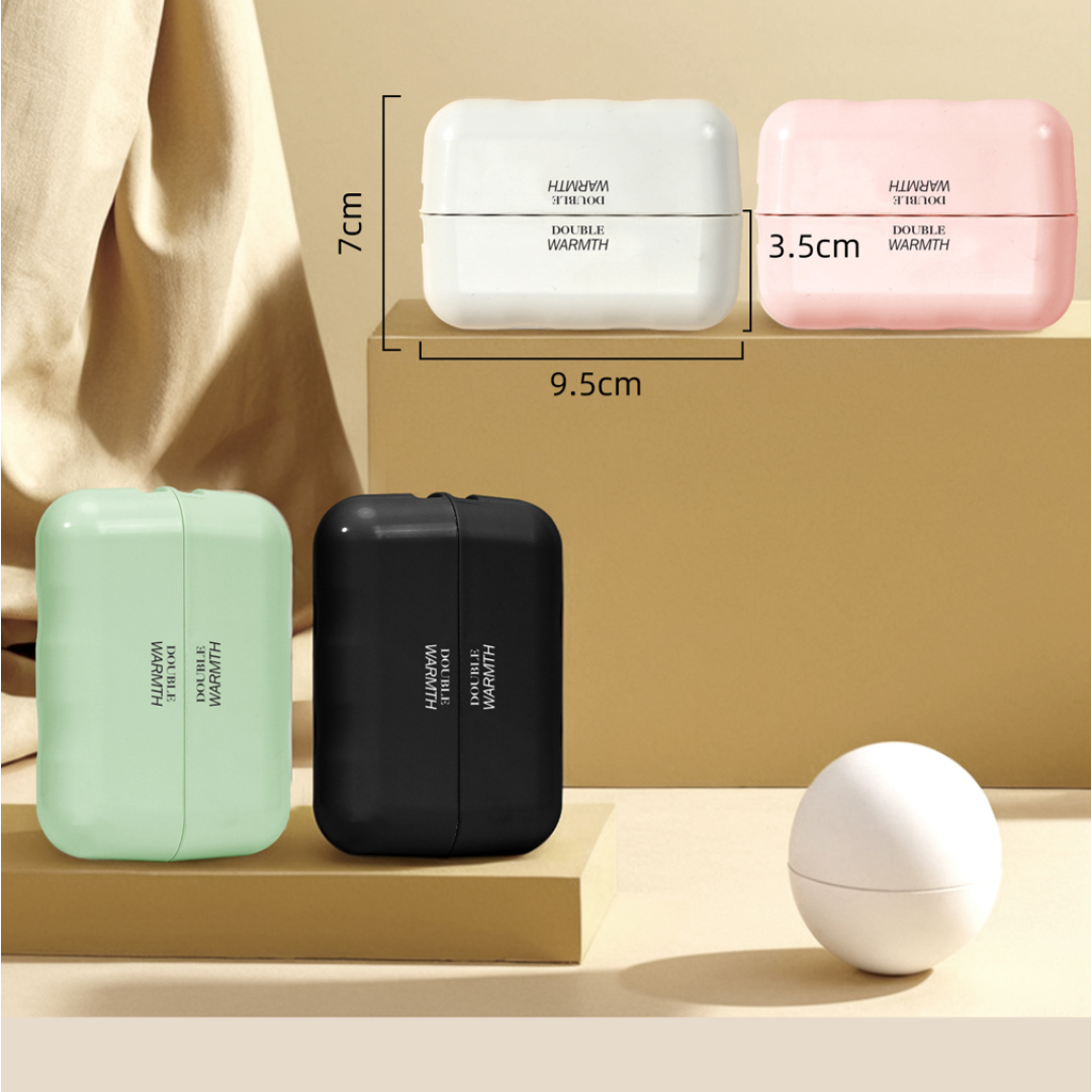 Портативная грелка для рук Double Warmth, USB TYPE-C