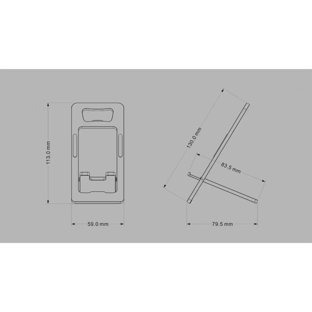 Складной держатель для мобильного телефона из алюминиевого сплава с открывалкой для бутылок, портативный, серебро