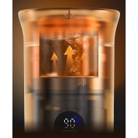 Портативная кофемашина Espresso KF-JN-02PRO2.0 с поддержкой капсул и молотого кофе, 20 бар, 150 мл, 2500 мАч*3, металлический черный