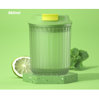 Стакан из тритана, портативный, 360 мл, Hals, Candy, виноградно-фиолетовый