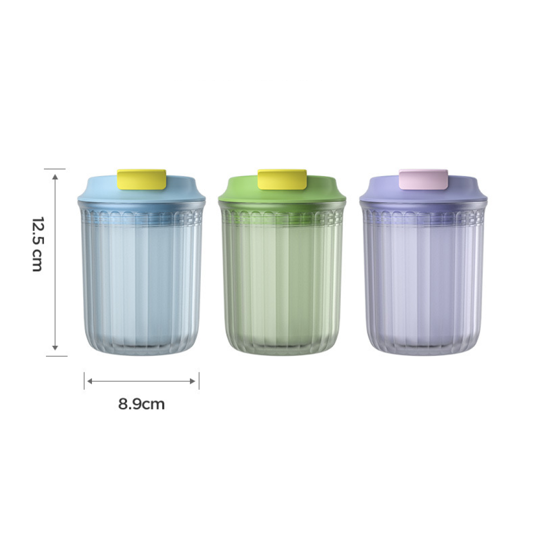 Стакан из тритана, портативный, 360 мл, Hals, Candy, мятный синий