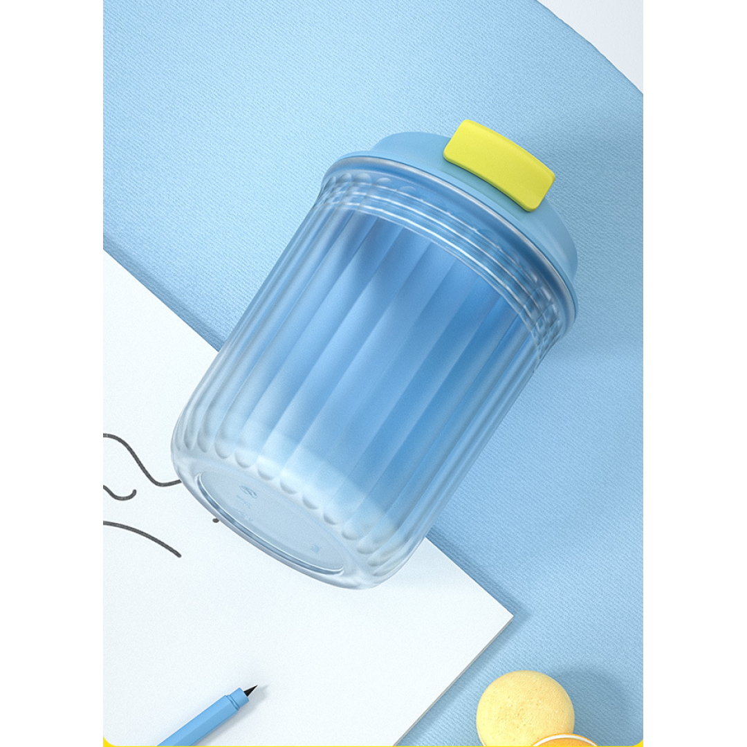 Стакан из тритана, портативный, 360 мл, Hals, Candy, мятный синий