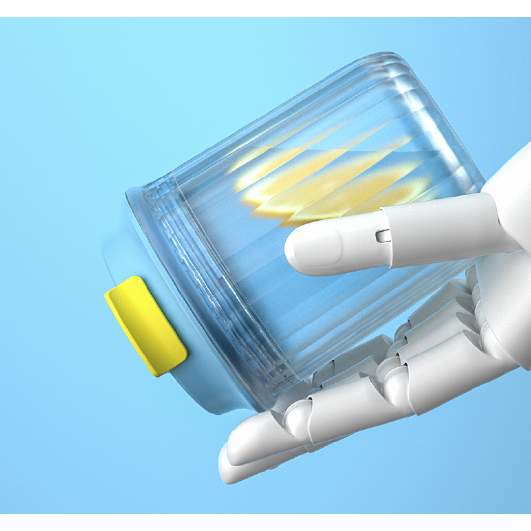 Стакан из тритана, портативный, 360 мл, Hals, Candy, мятный синий