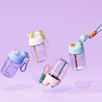 Стакан из тритана с двойными стенками, портативный, 650 мл, вишневая пудра