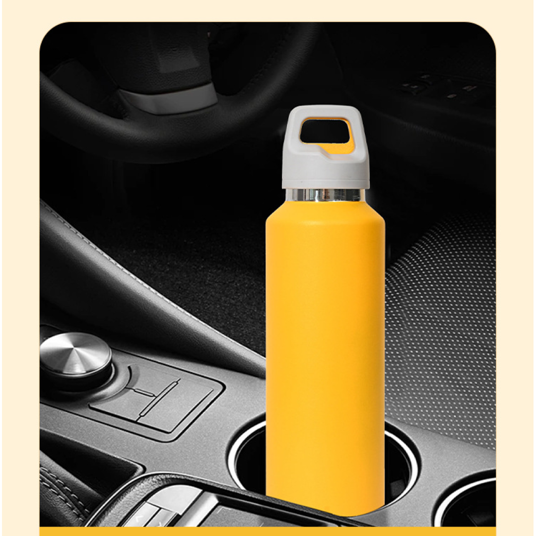 Термобутылка из нержавеющей стали 316L, 600 мл, белый