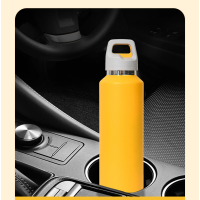 Термобутылка из нержавеющей стали 316L, 600 мл, белый