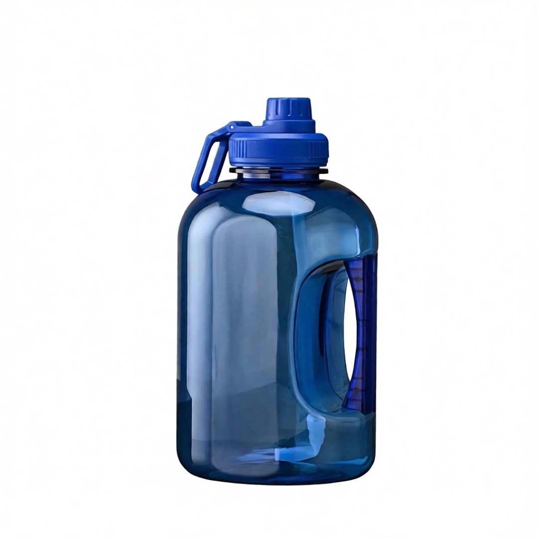 Спортивная бутылка для воды высокой емкости, 2500 мл, черный