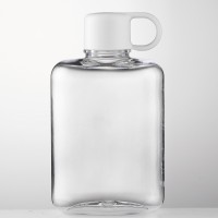 Квадратная фляжка для воды Ainmei, 500 мл, белая